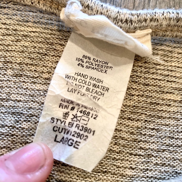 Caution to the Wind Bell Sleeve Tie Front Top - Picture 5 of 5